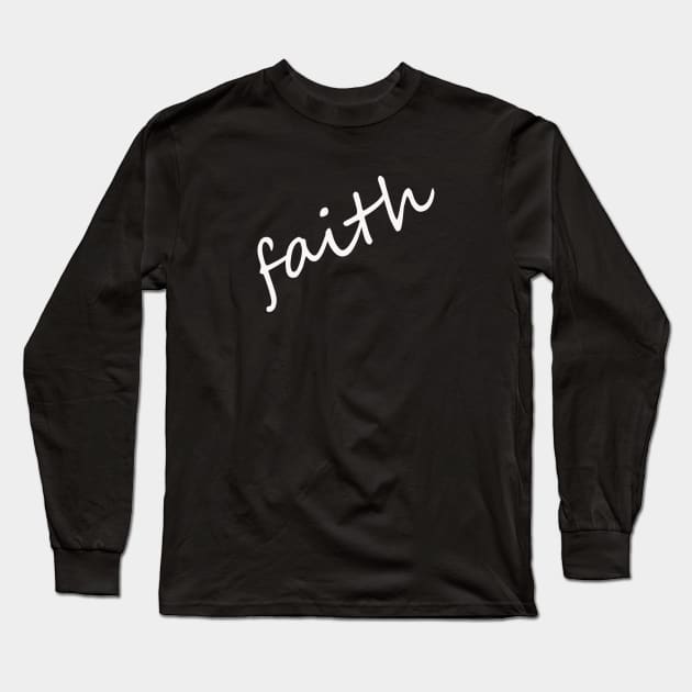 faith design Long Sleeve T-Shirt by LOVILOVI
